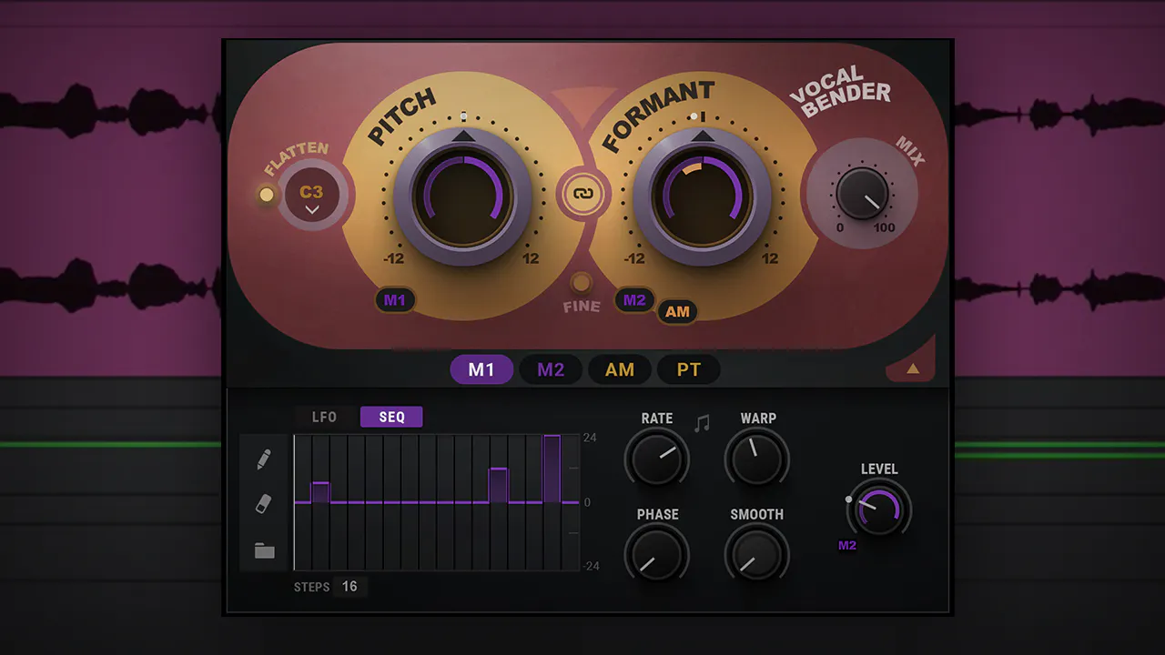 Waves Vocal Bender real-time vocal pitch and formant shifting plugin review for hip-hop music production and recording studios.