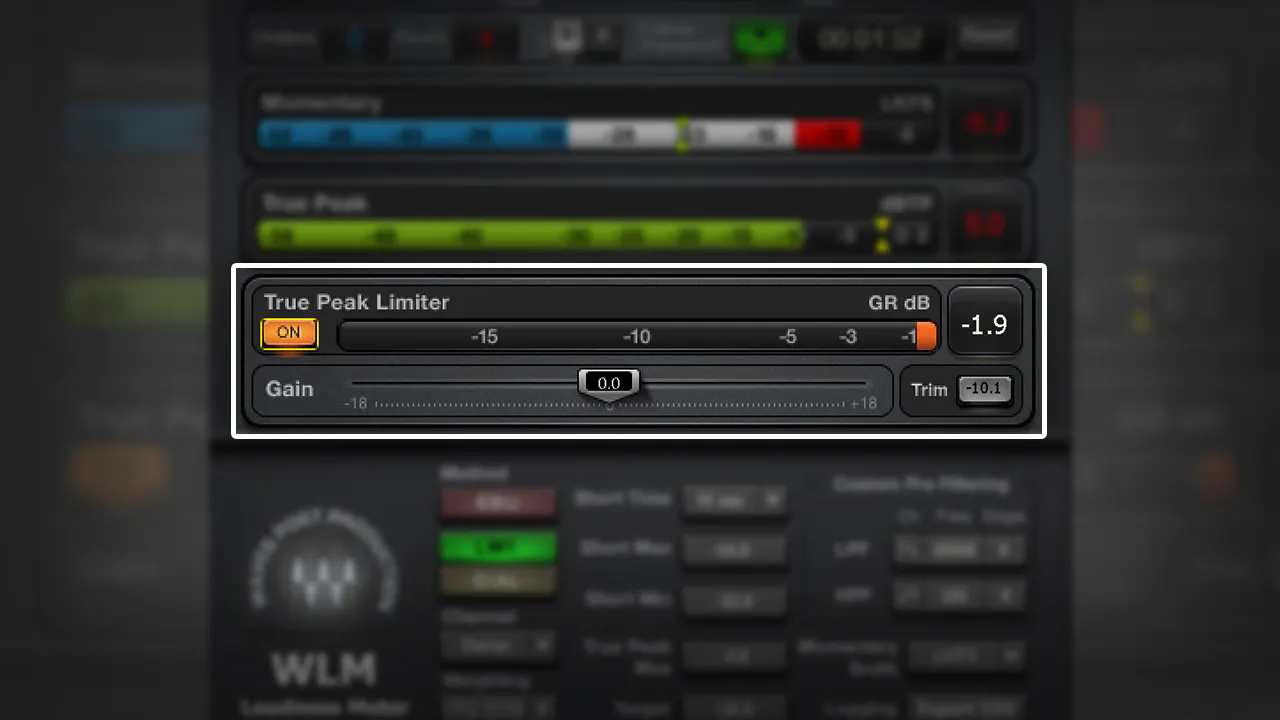 Waves WLM Plus Loudness Meter No Limits— Except for Precise Limiting