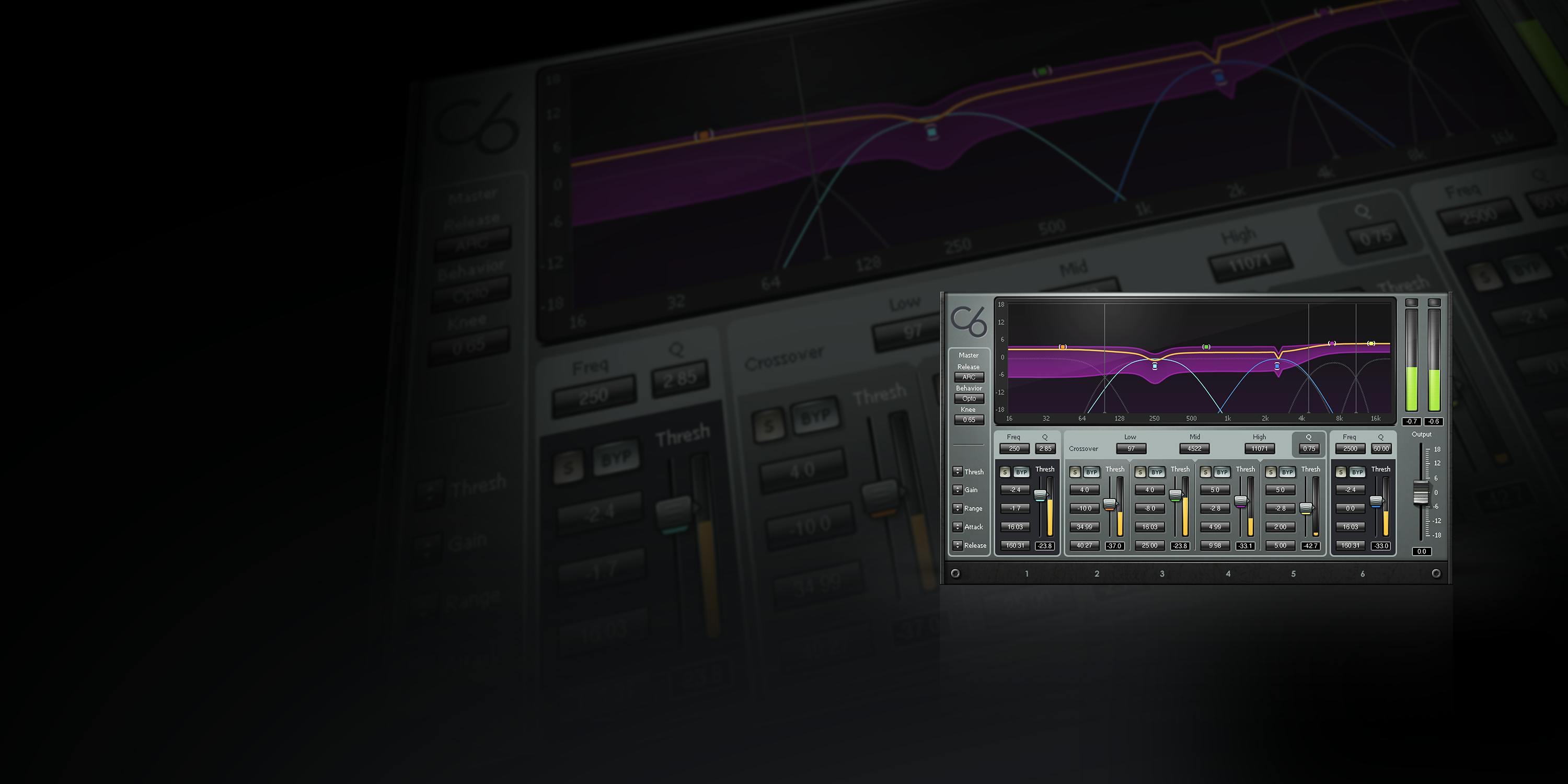 C6 Multiband Compressor Plugin with Sidechain - Waves Audio