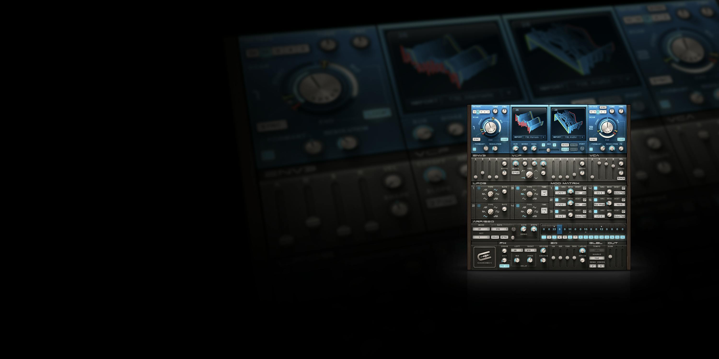 Codex Wavetable Synth main banner