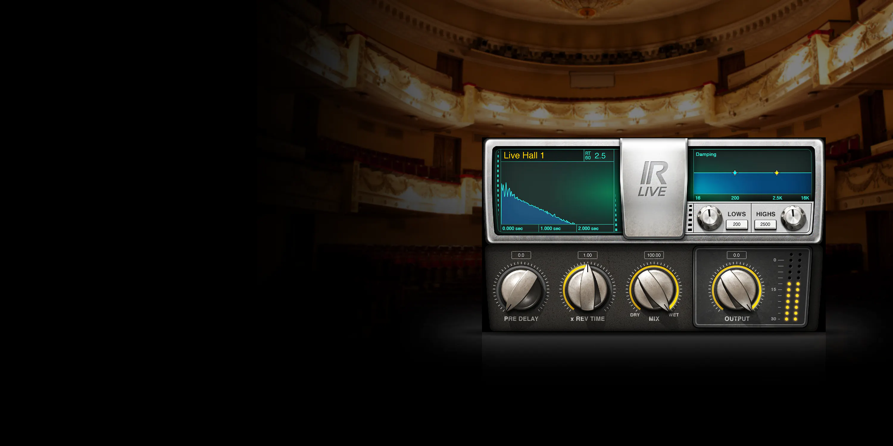 Convolution Reverb Plugin for Live Sound IR-Live - Waves Audio