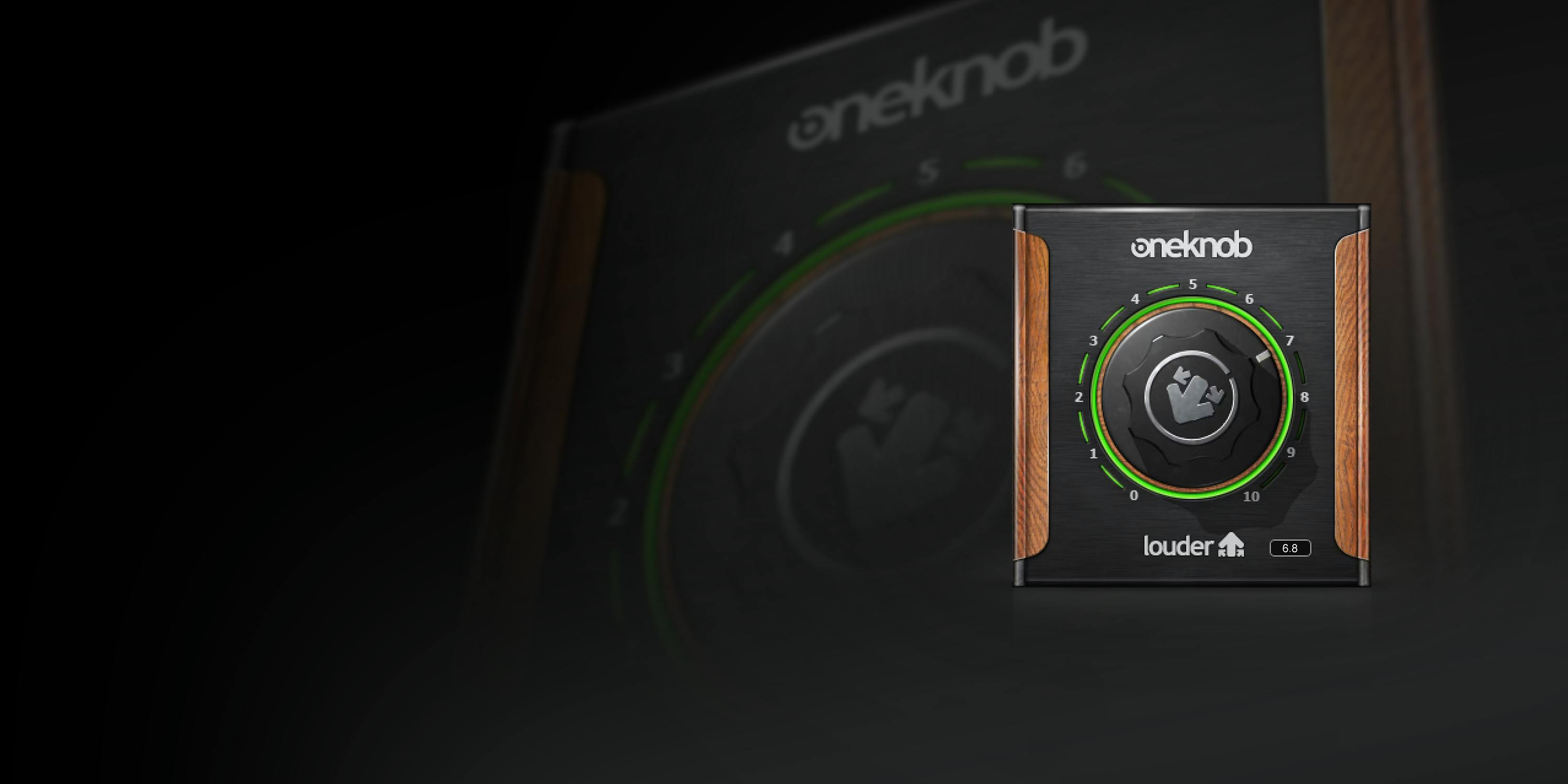 OneKnob Louder main banner