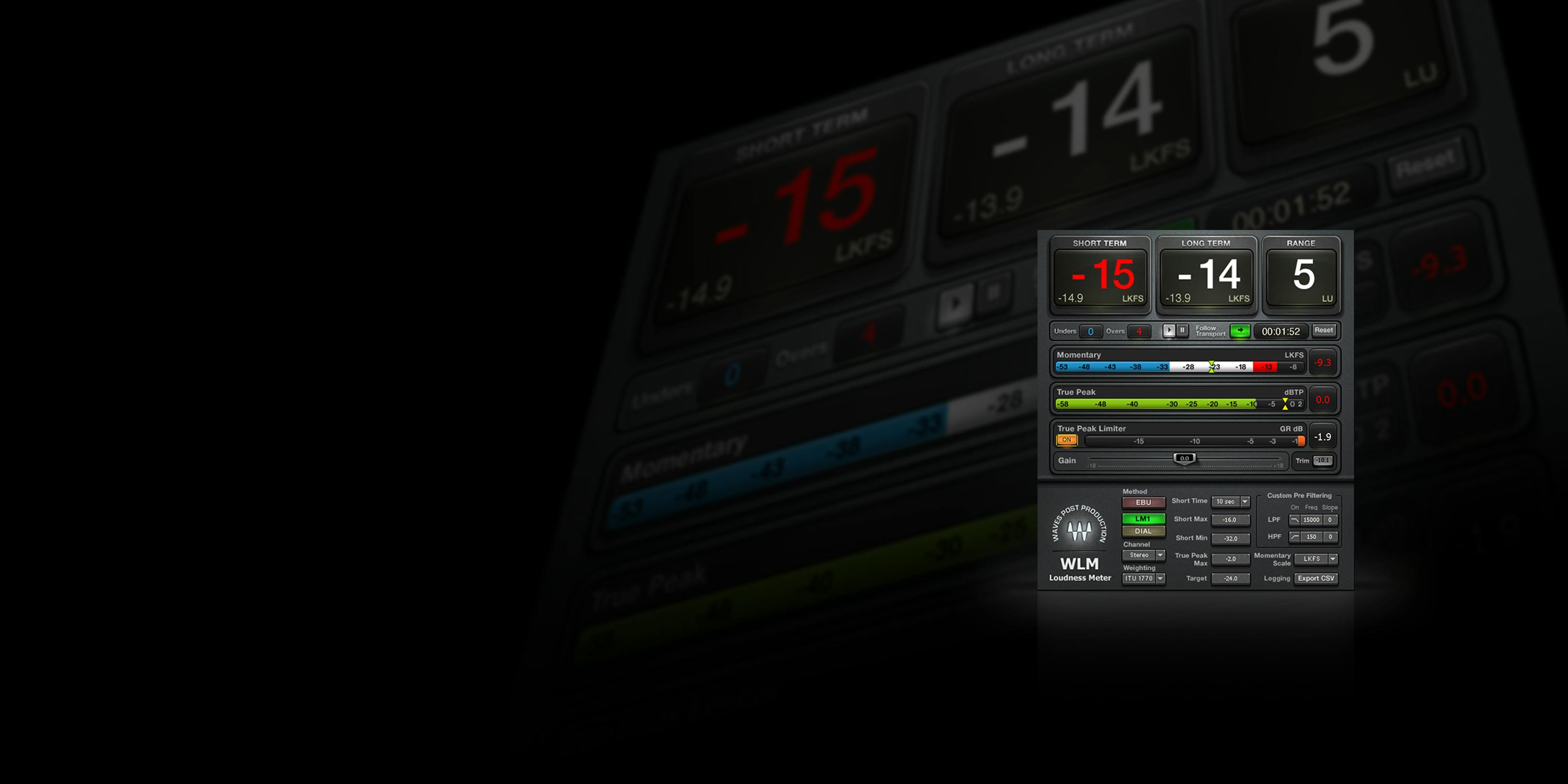 WLM Plus Loudness Meter main banner