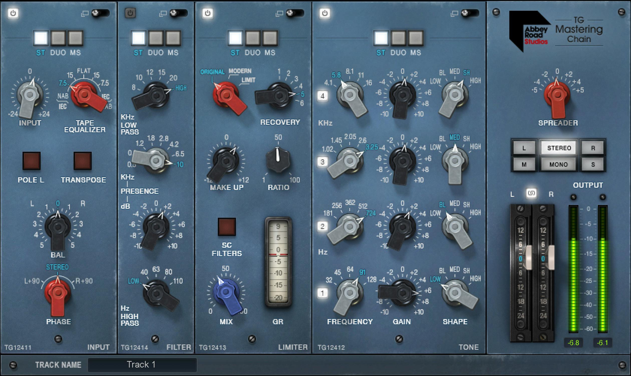 Abbey Road TG Mastering Chain Plugin - Waves Audio