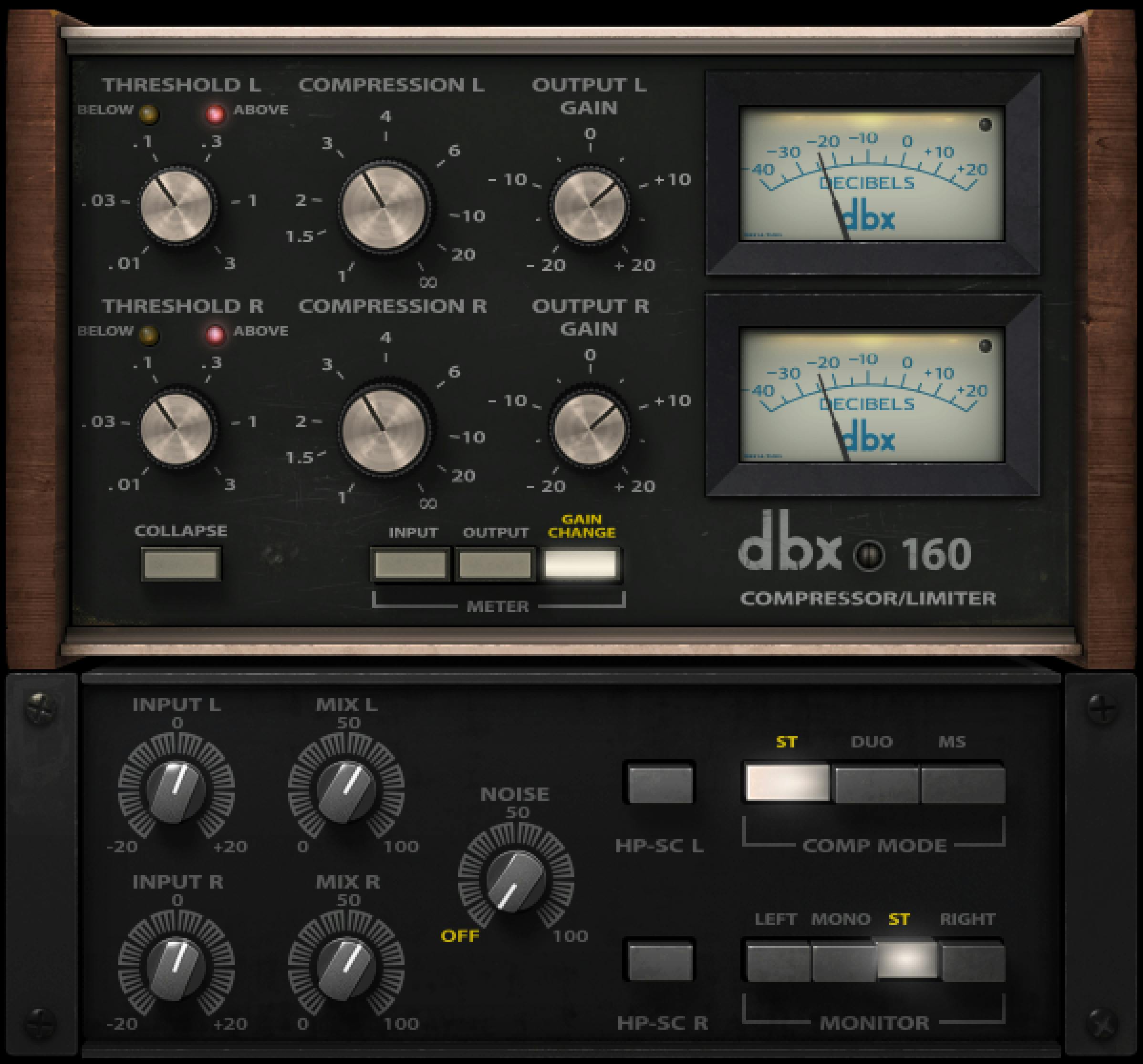 dbx® 160 Compressor / Limiter Plugin - Waves Audio