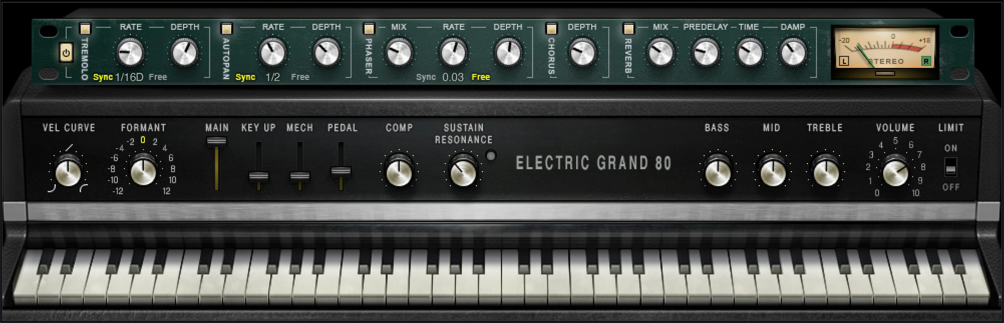 Electric Grand 80 Piano Virtual Instrument Waves Audio