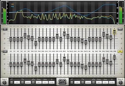 GEQ – 30 Band Graphic Equalizer Plugin - Waves Audio