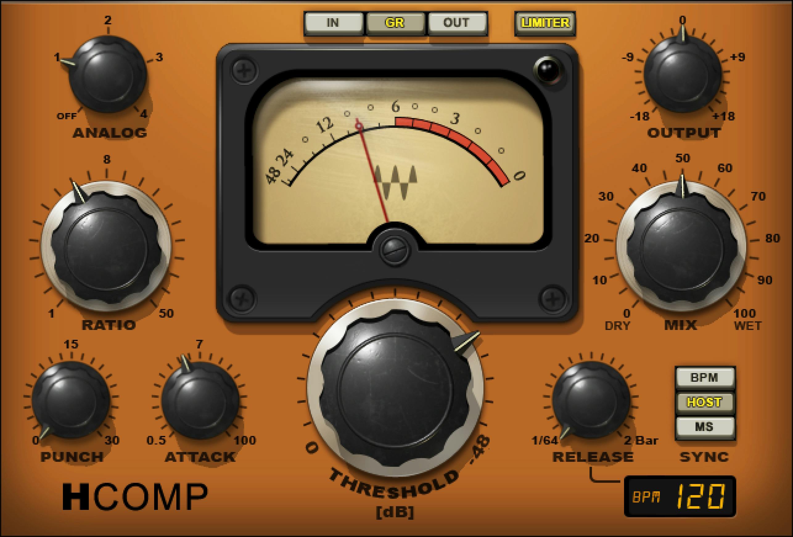 H-Comp Hybrid Compressor Plugin - Waves Audio