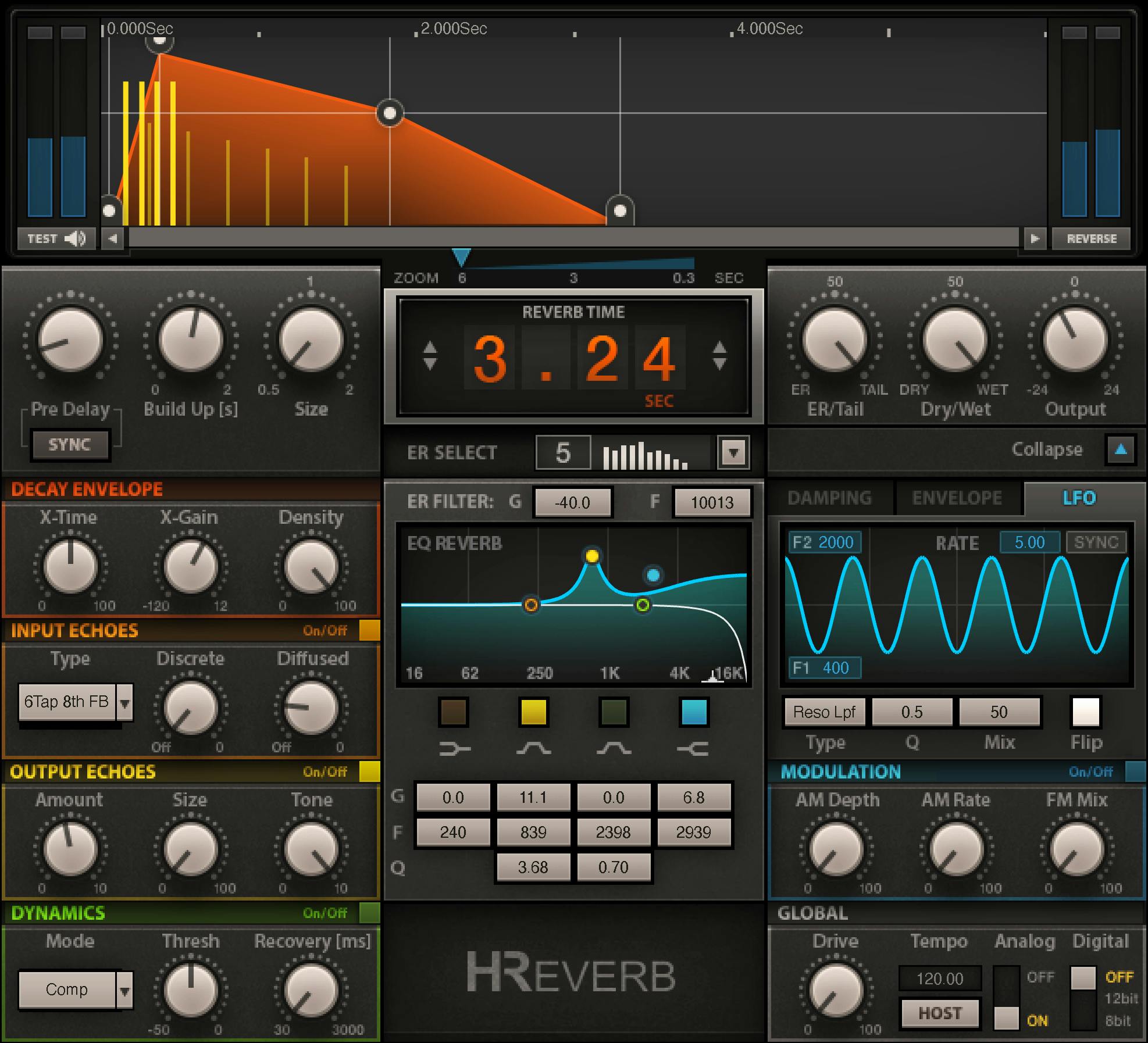 H-Reverb Hybrid Reverb Plugin - Waves Audio