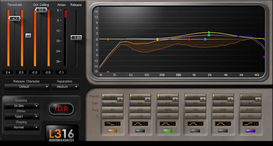 L3-16 Multimaximizer Multiband Mastering Plugin - Waves Audio