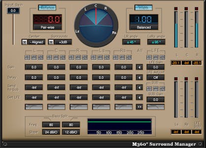 Image for M360 Surround Manager & Mixdown