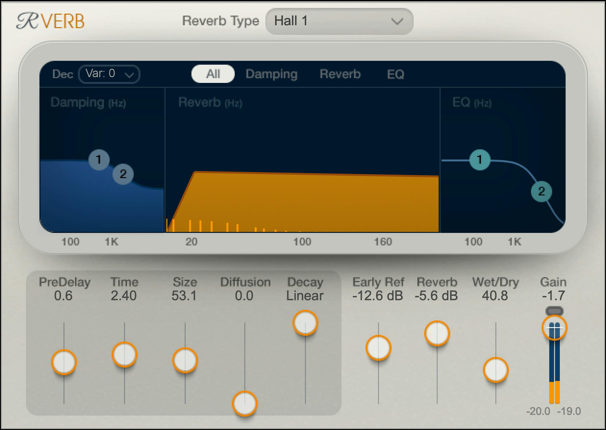 Renaissance Reverb Plugin - Waves Audio
