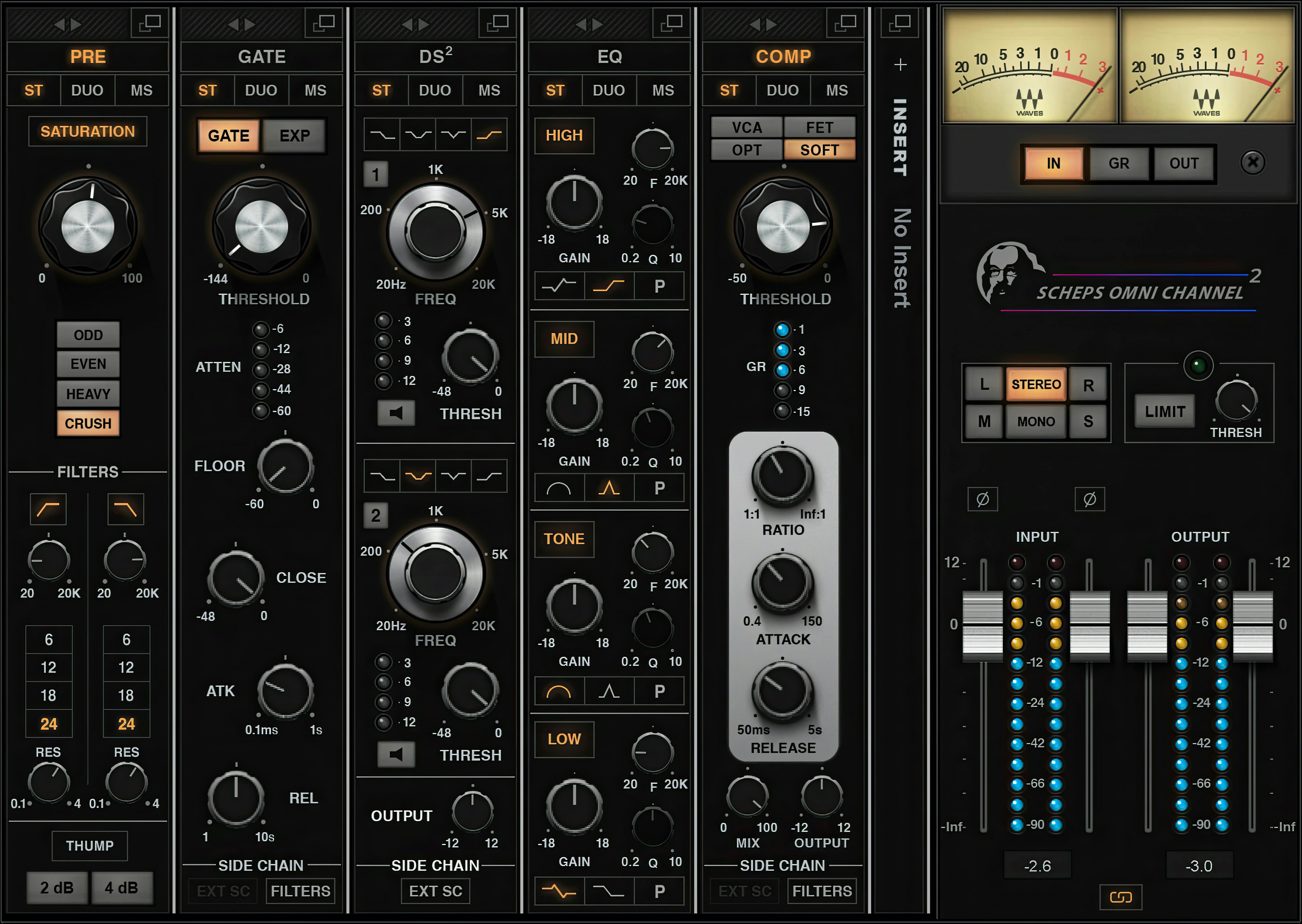 Scheps Omni Channel 2 – Channel Strip Plugin by Andrew Scheps - Waves Audio