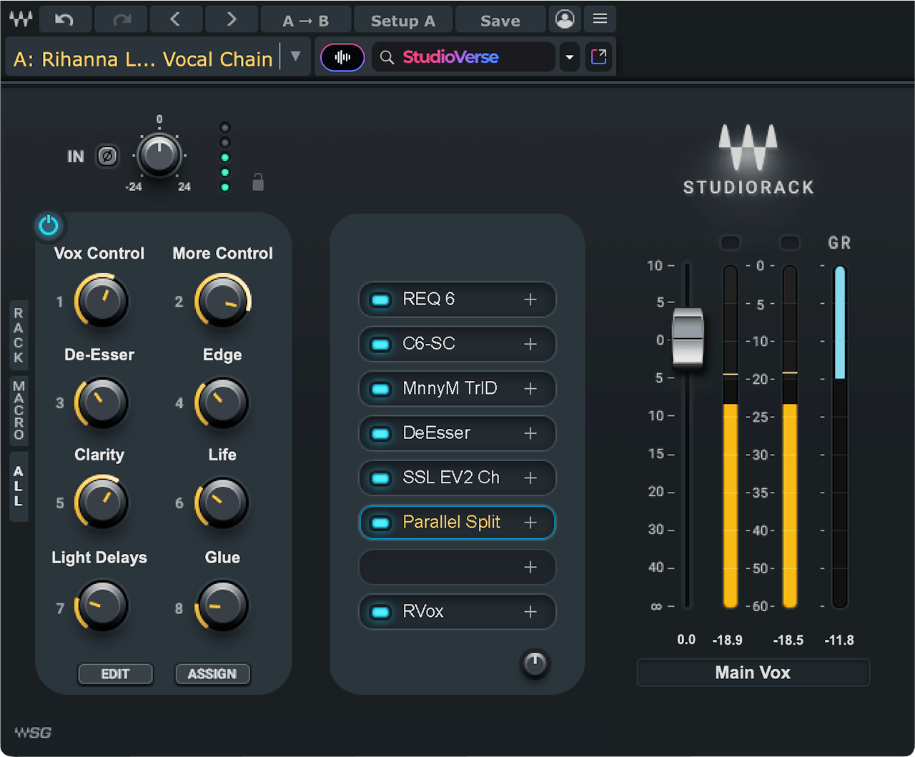 StudioRack AI Powered Plugin Chainer Waves