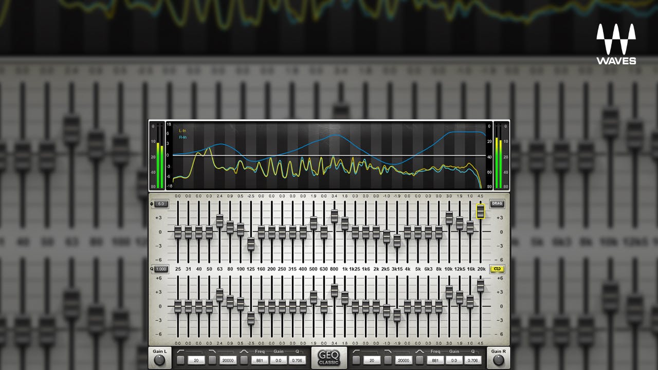 GEQ – 30 Band Graphic Equalizer Plugin - Waves Audio