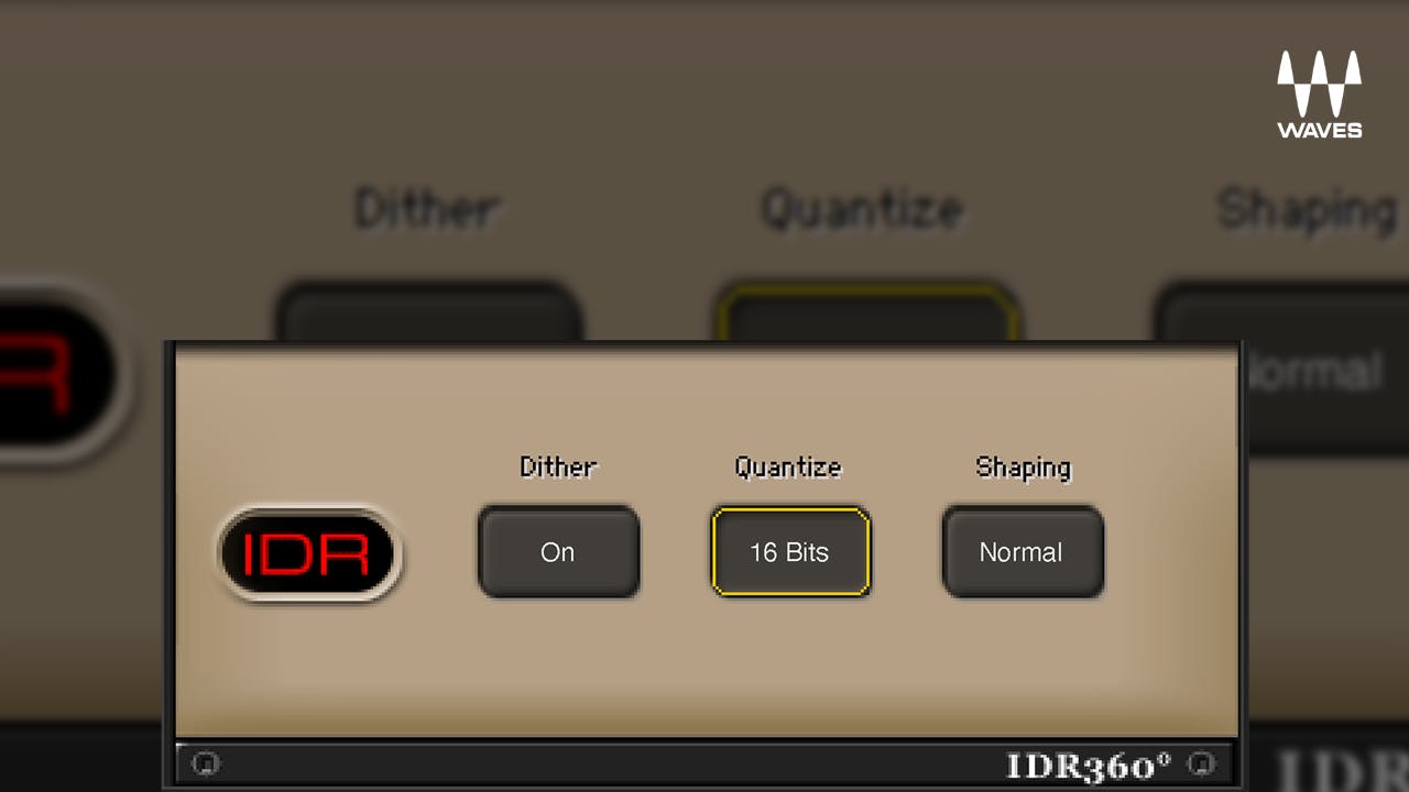 IDR360 Bit ReQuantizer Plugin Waves Audio