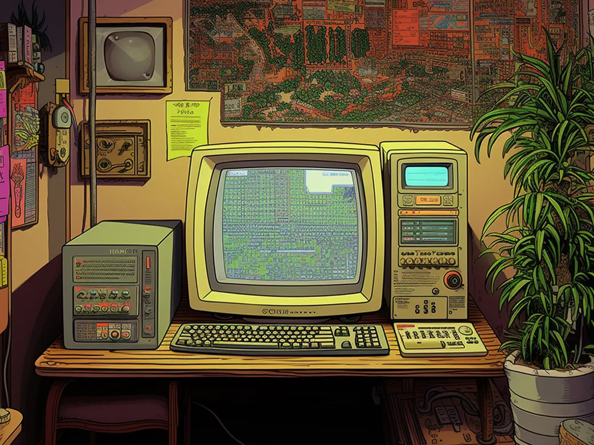 Old Computer Style Upbeat Oldschool Acid by Waves Audio | StudioVerse