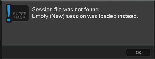 ‘Waves sessions do not match’ error message