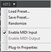 Enable MIDI Input
