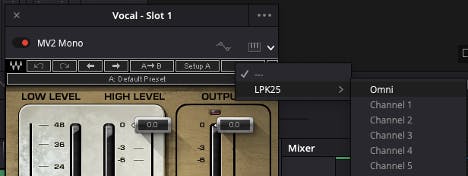 Select the MIDI channel you're using to send the control messages to this plugin