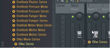 Insert a Waves Plugin on the track