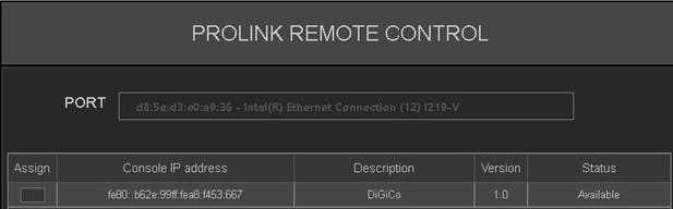 Select the correct network port manually