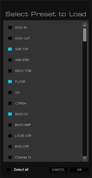 select the .xps file you saved to the USB storage