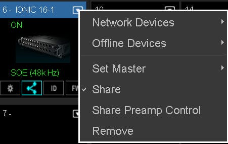 Preamp Sharing and V-Gain