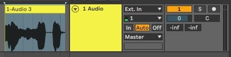 Create a new audio track