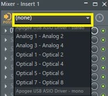 Assign your microphone input to the track that has OVox inserted on it.
