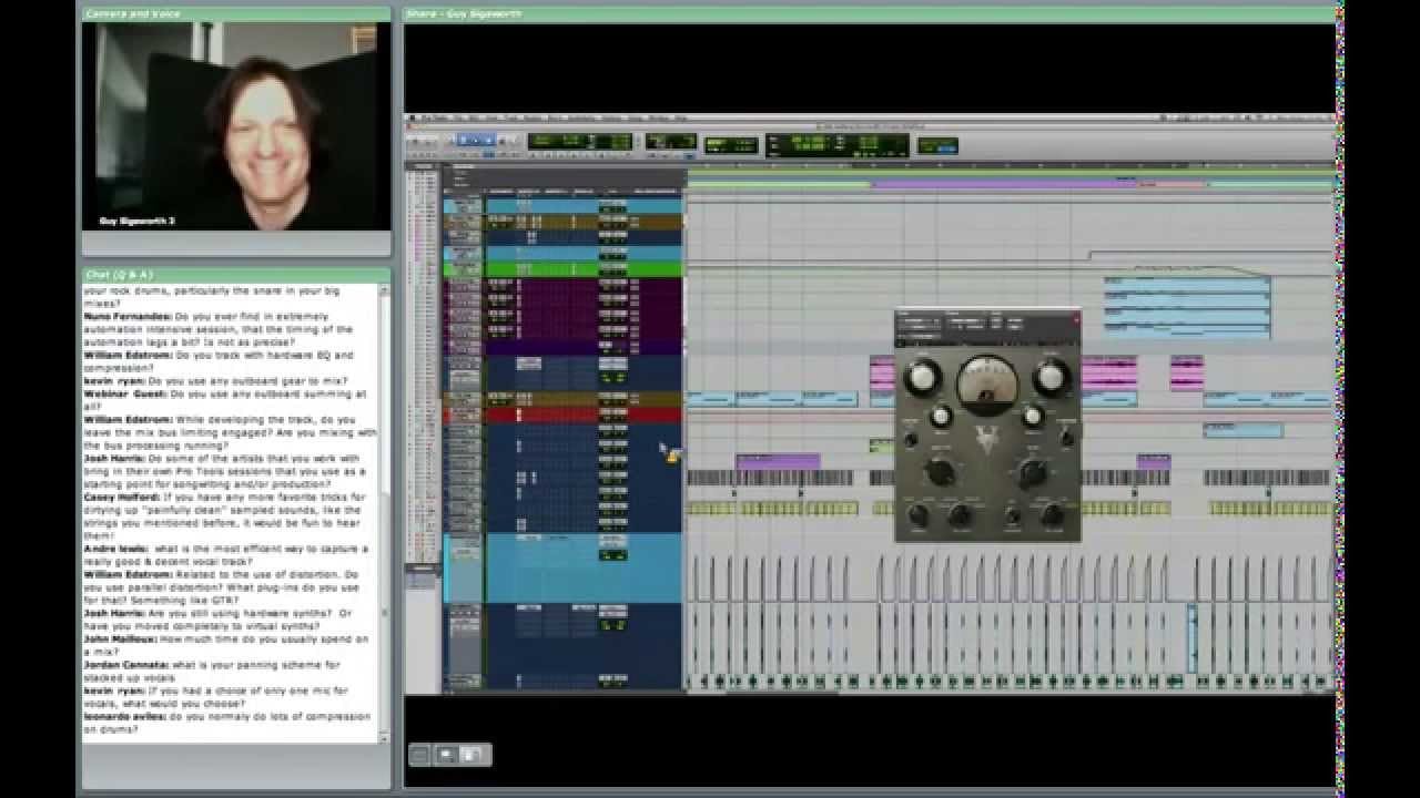 Guy Sigsworth Pop / Rock Mixing Techniques inars Waves Audio