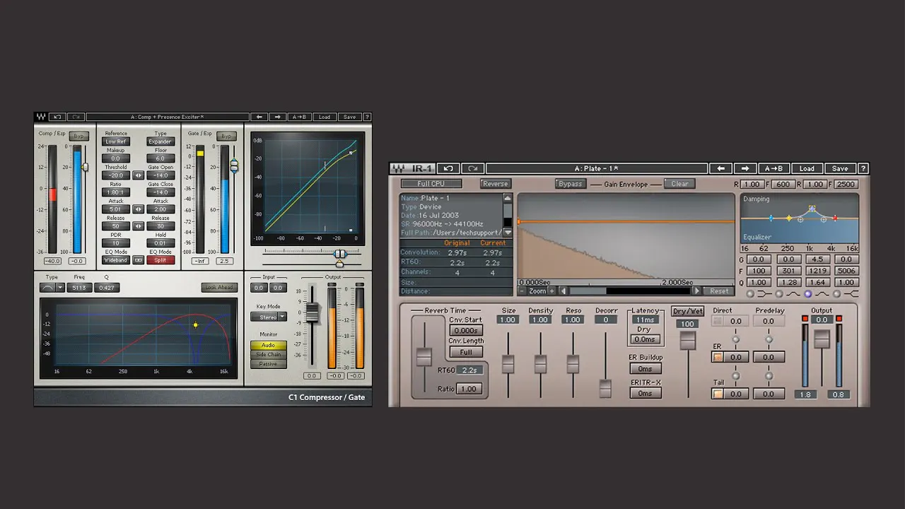 C1 Compressor / Gate Plugin with Sidechain