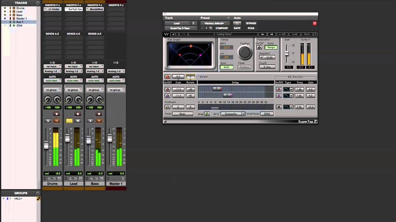 Creating Delay Effects on a Lead Synth