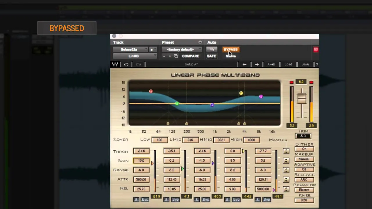 Multi Band Compressor Linear Phase Multiband Compressor Plugin