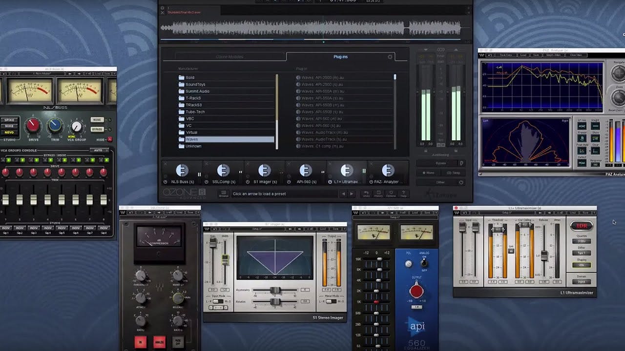 Mastering with Waves Plugins Inside Ozone 6