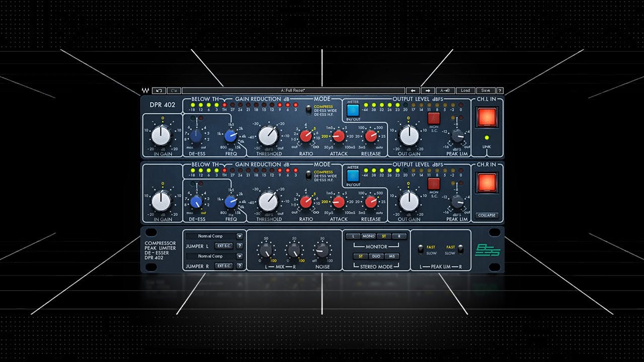 Presenting the BSS DPR402 Compressor/Limiter/DeEsser Videos Waves