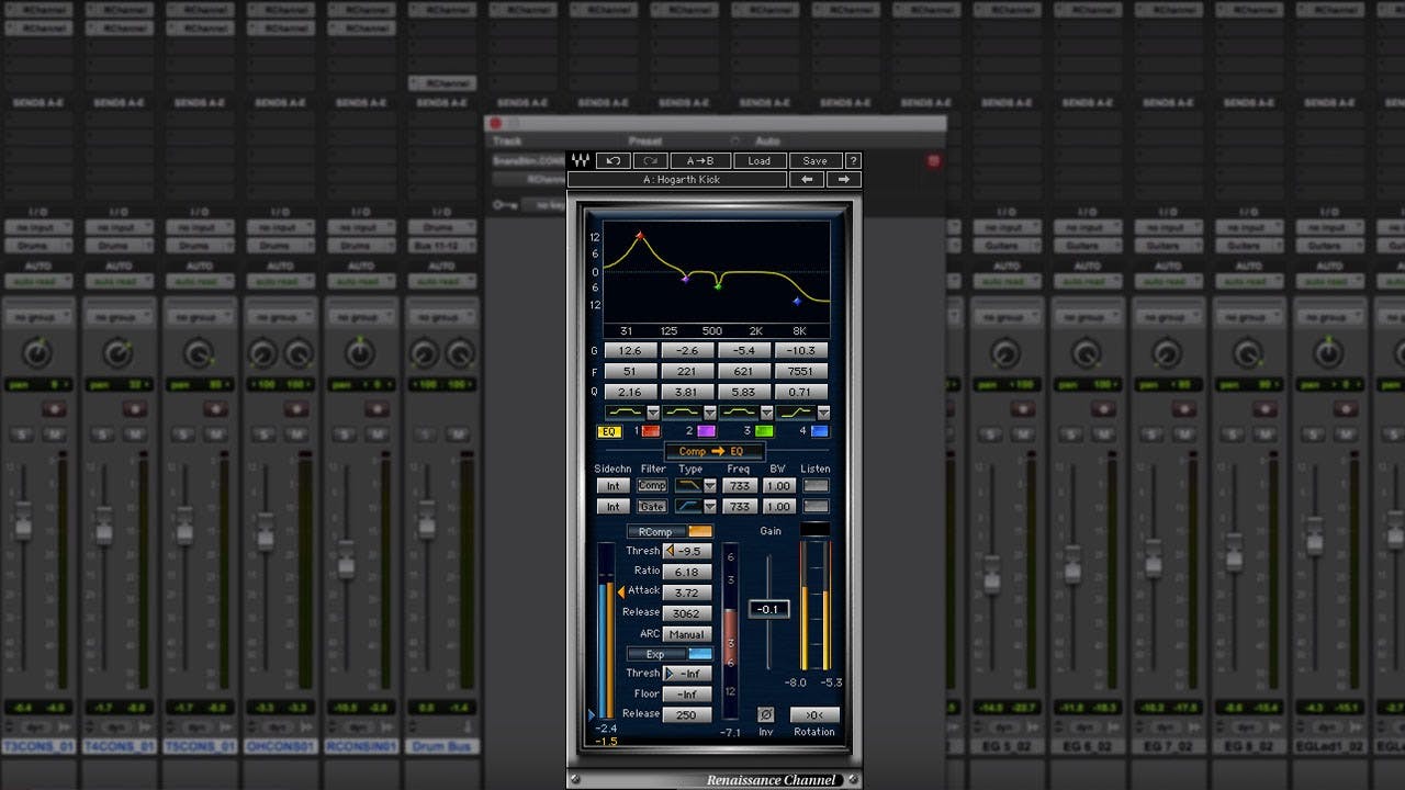 Mix an Entire Song with Renaissance Channel