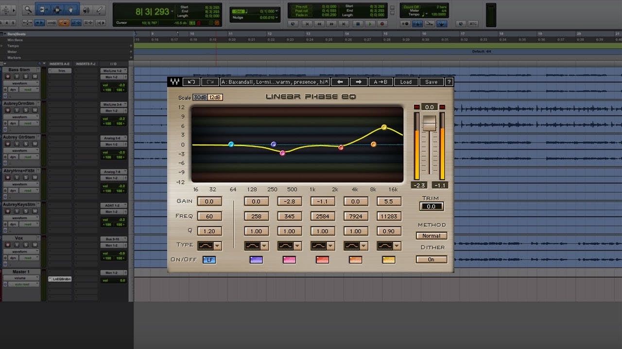 Transparent Equalization – Linear Phase EQ