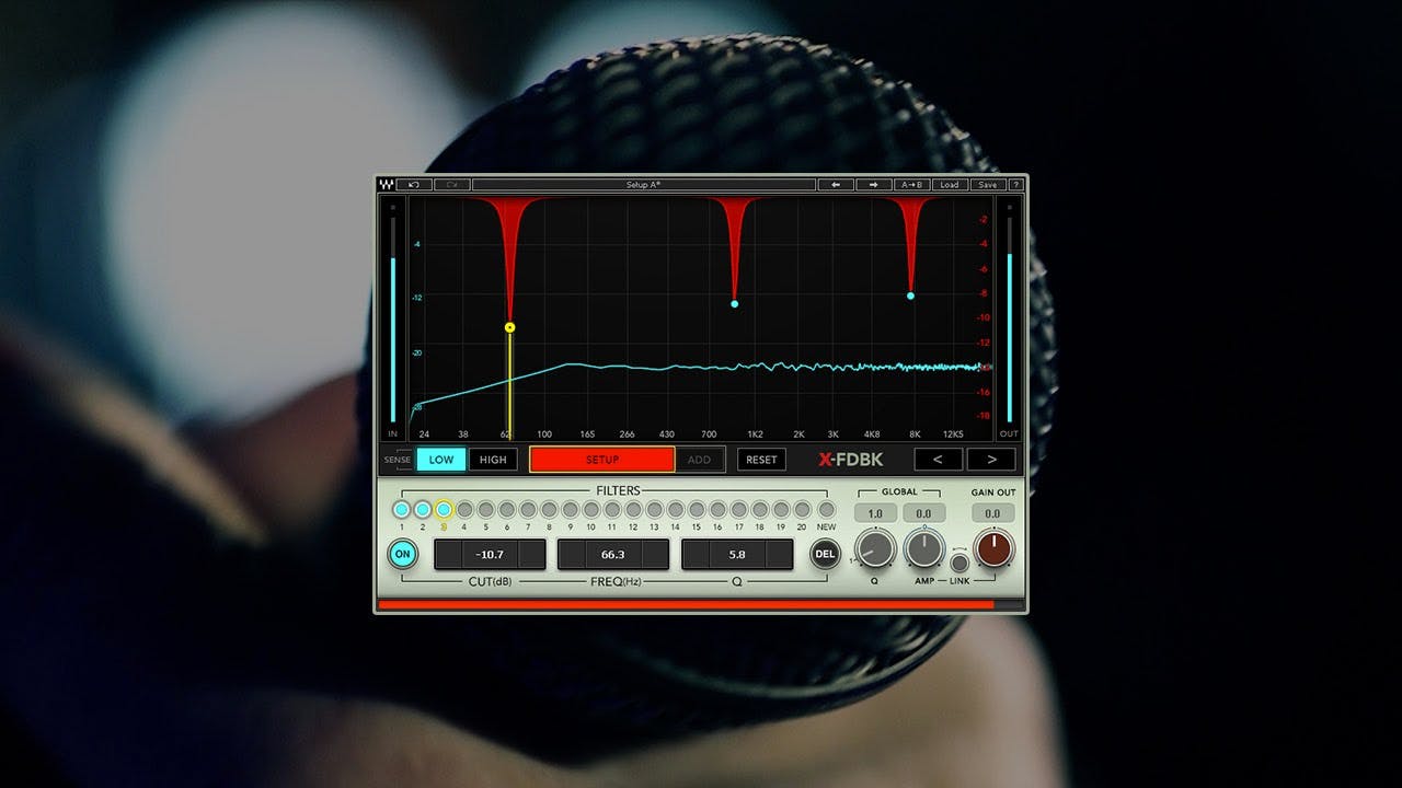 X-FDBK Feedback Eliminator Plugin Demo