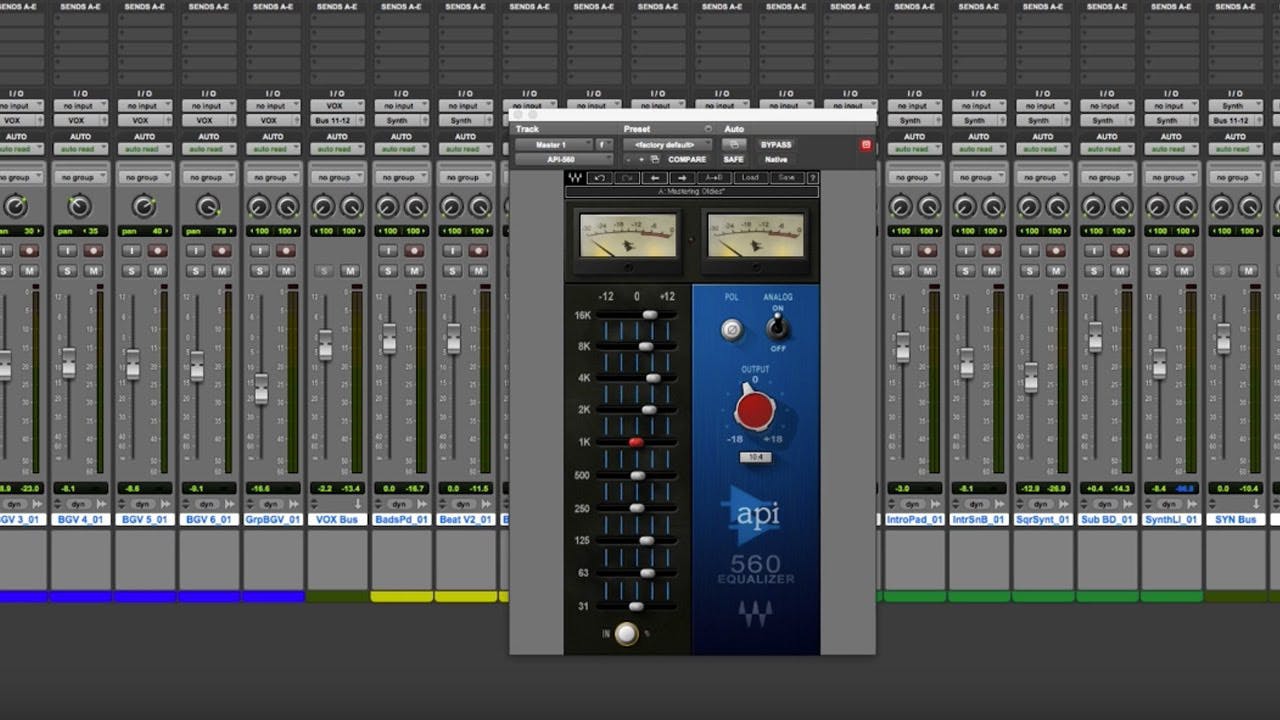 API 560 Equalizer Plugin Demo