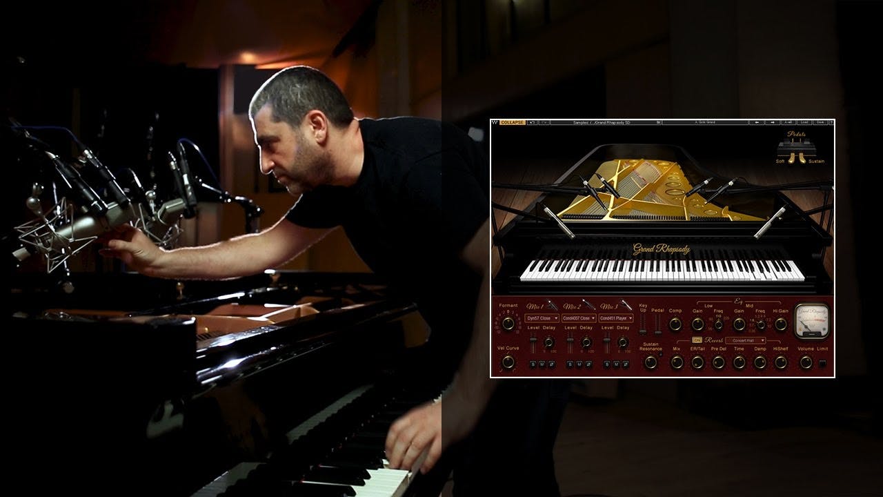 Behind the Waves Grand Rhapsody Piano