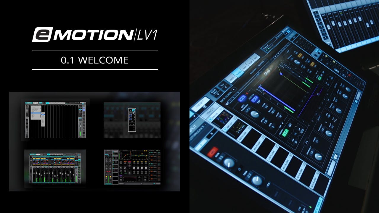 eMotion LV1 Tutorial 0.1 Intro – Welcome