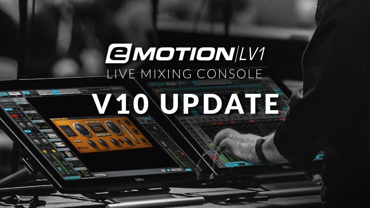 eMotion LV1 Live Mixer – v10 Update