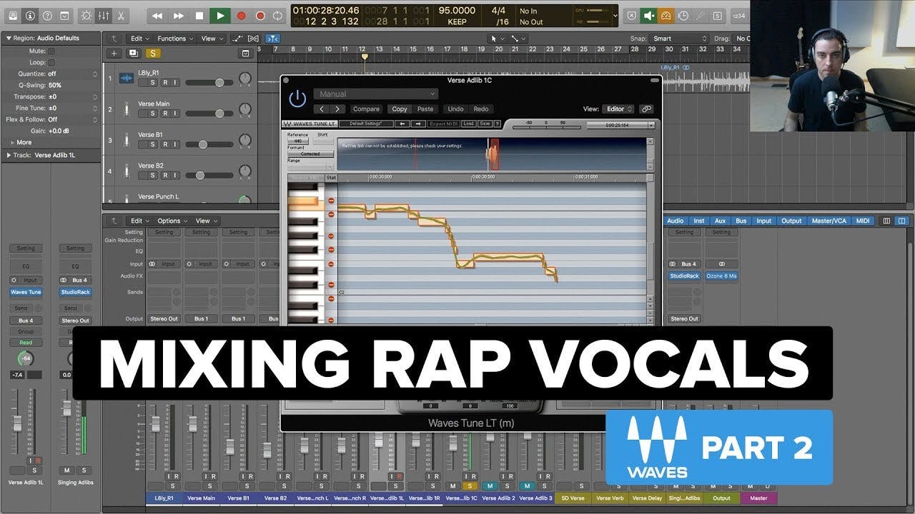 Mixing Rap Vocals Reverb, Delay and Pitch Correction Tips Waves Audio