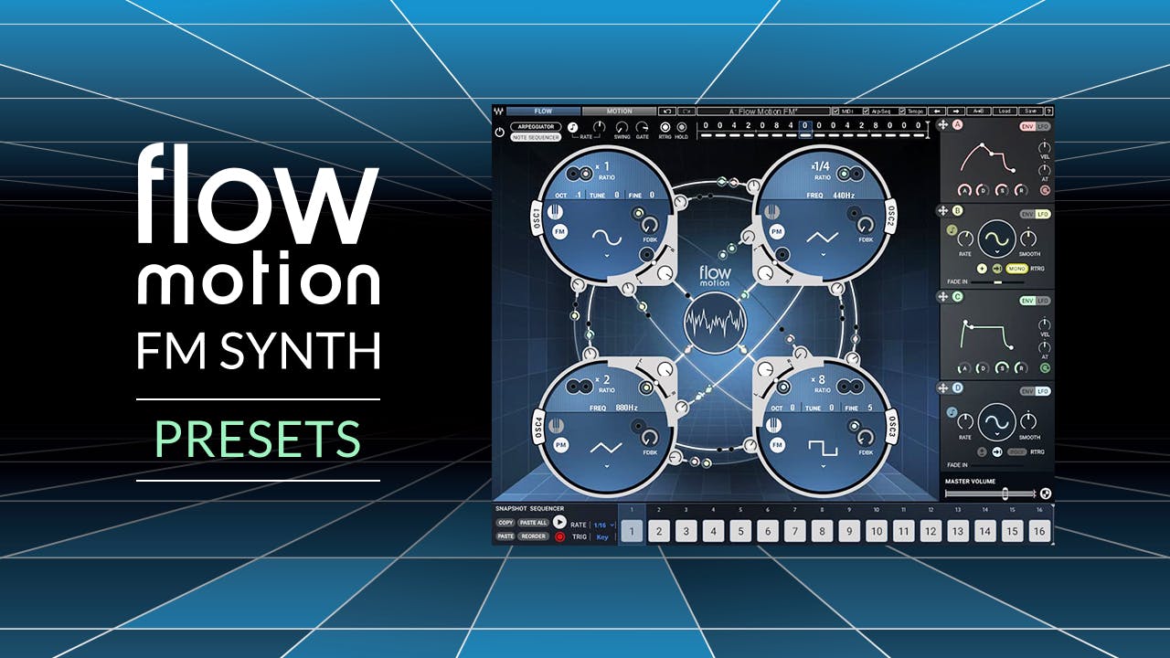 Flow Motion FM Synth Presets Demo Waves Audio