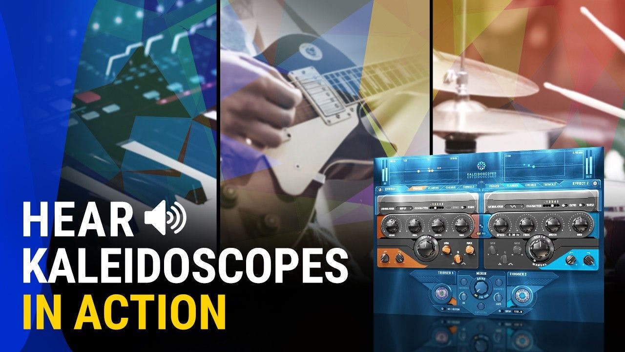 Hear Your Drums, Keys, Guitars Thru Waves Kaleidoscopes