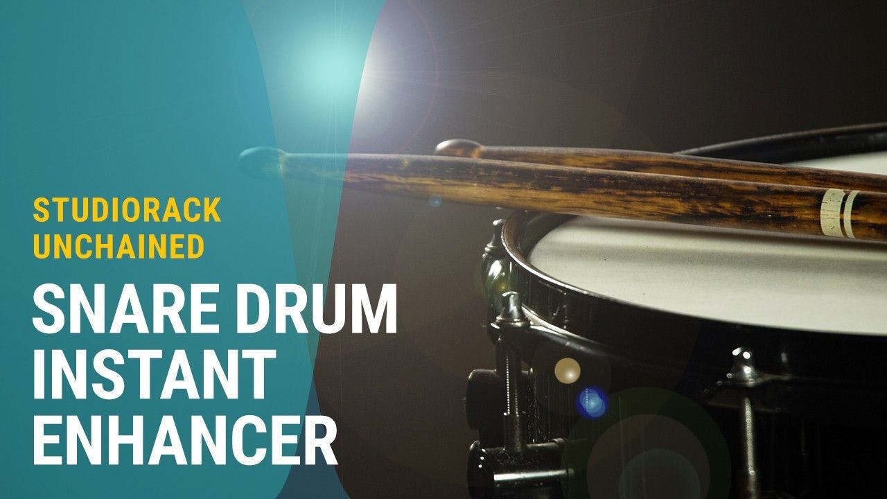 How to Enhance Weak Sounding Snare Drums StudioRack Unchained Waves