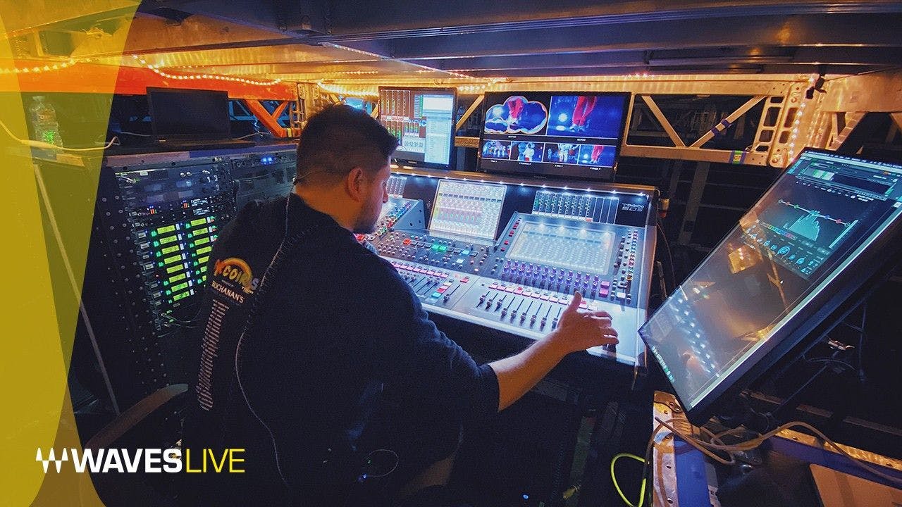 Mezclando Monitores para J Balvin Monitor Mixing to J Balvin Waves