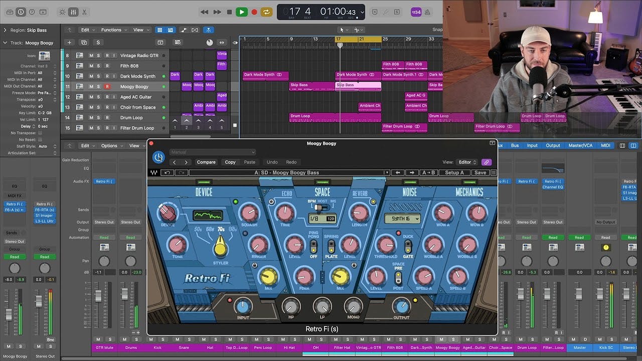 Mixing a Complete Lofi Beat w/ Retro Fi