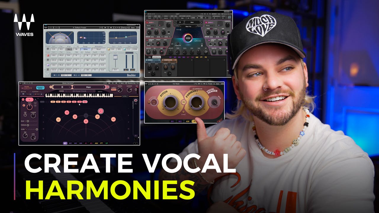 How to create NEW Vocal Harmonies from one Track - Waves Audio